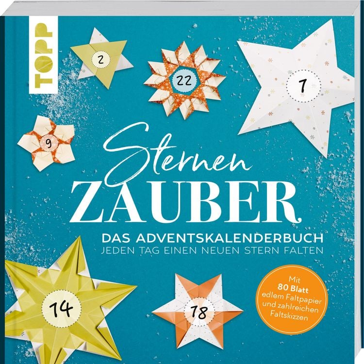 Produktbild: Sternenzauber. Das Adventskalender-Buch - jeden Tag einen neuen Stern falten