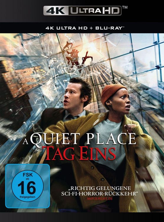 Produktbild: A Quiet Place: Tag Eins (4K Ultra HD) + (Blu-ray)