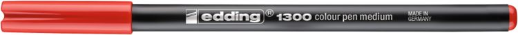 Produktbild: edding 1300 Fasermaler medium rot