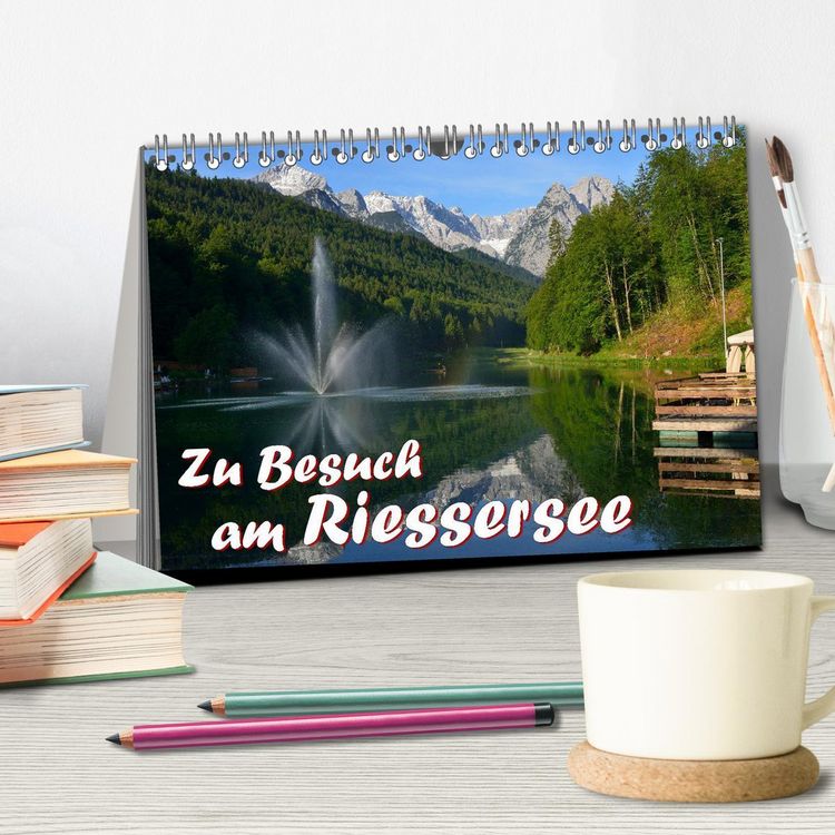 Produktbild: Zu Besuch am Riessersee (Tischkalender 2026 DIN A5 quer), CALVENDO Monatskalender