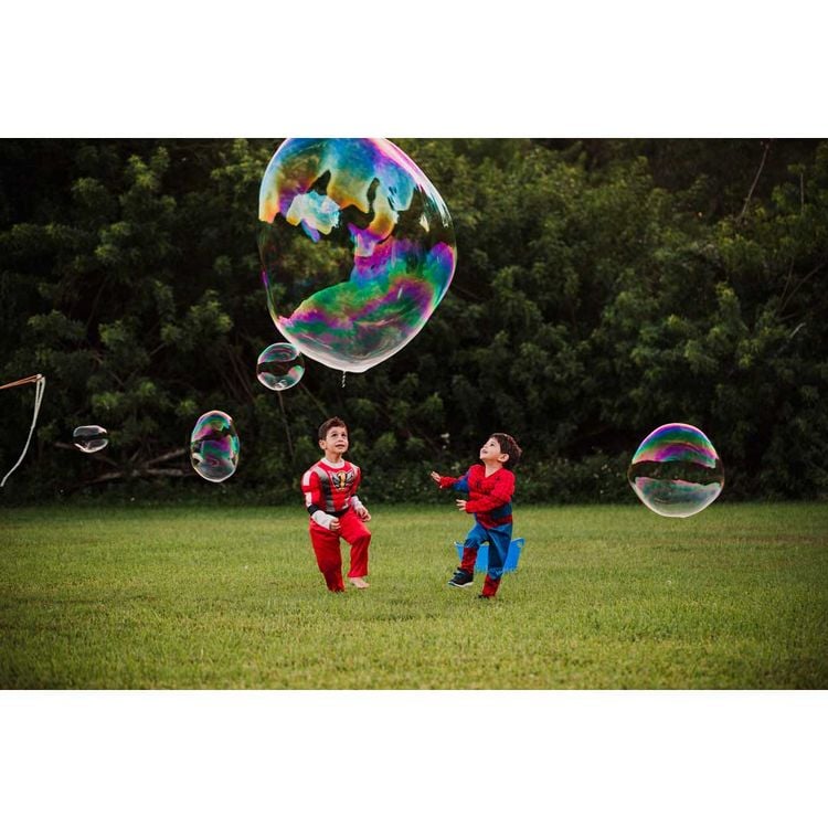 Produktbild: WOWMAZING 505001 - South Beach Bubbles: Riesenseifenblasen-Konzentrat, 3er-Set, Nachf&uuml;llpacks