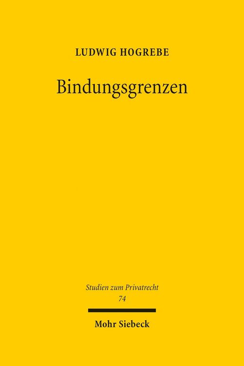Produktbild: Bindungsgrenzen