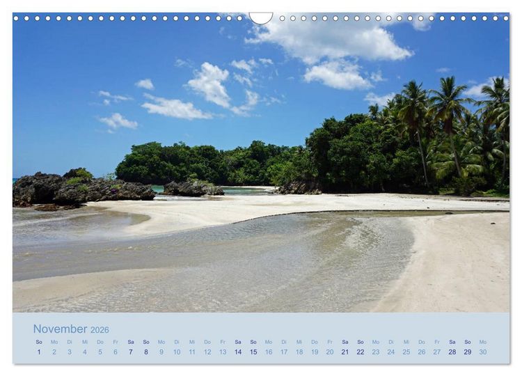 Produktbild: Tropentraum - Impressionen aus der Dominikanischen Republik (Wandkalender 2026 DIN A3 quer), CALVENDO Monatskalender