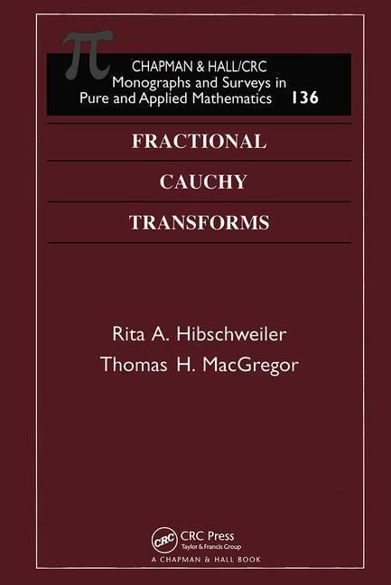 Produktbild: Hibschweiler, R: Fractional Cauchy Transforms