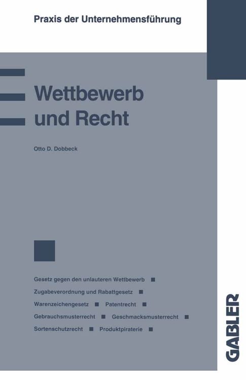 Produktbild: Wettbewerb und Recht
