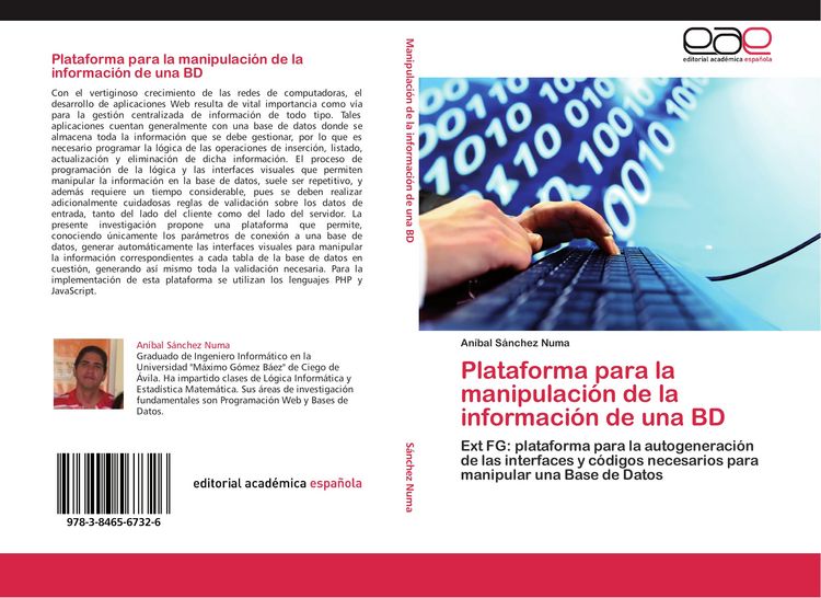 Produktbild: Plataforma para la manipulaci&oacute;n de la informaci&oacute;n de una BD