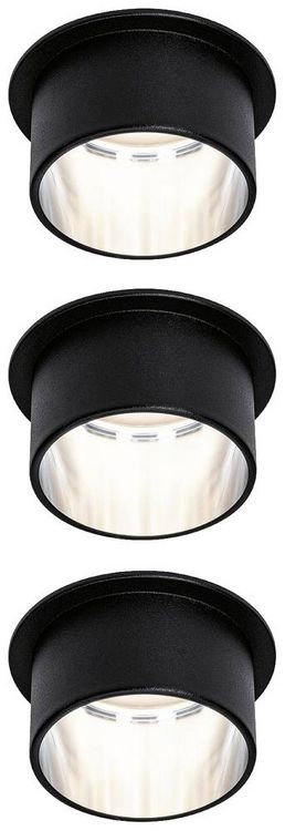 Produktbild: Paulmann 93383 LED-Einbauleuchte 19.5W Schwarz, Eisen