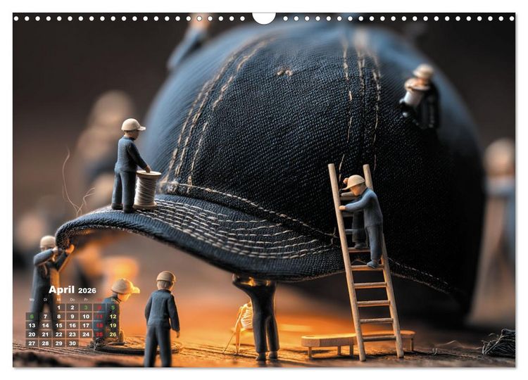 Produktbild: Miniatur - Atelier (Wandkalender 2026 DIN A3 quer), CALVENDO Monatskalender