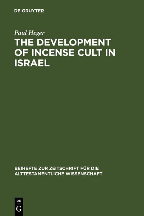 Produktbild: The Development of Incense Cult in Israel