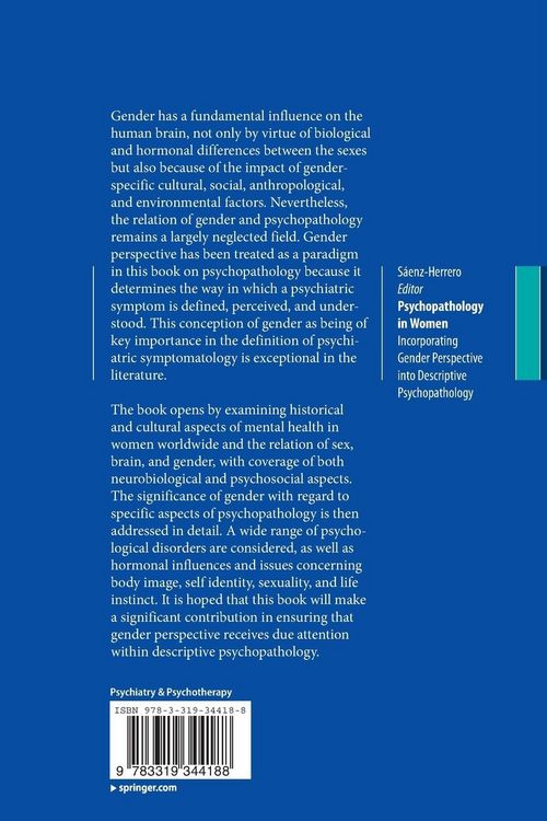 Produktbild: Psychopathology in Women