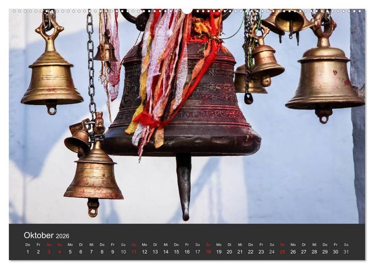Produktbild: Nepal 2026 - Dem Himmel so nah (Wandkalender 2026 DIN A2 quer), CALVENDO Monatskalender