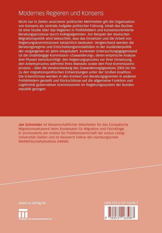 Produktbild: Modernes Regieren und Konsens