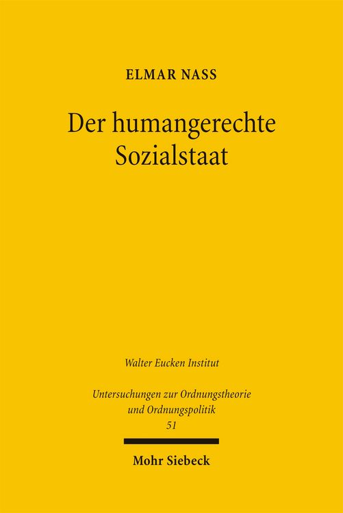 Produktbild: Der humangerechte Sozialstaat