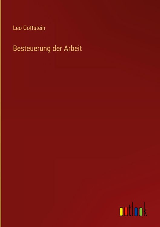 Produktbild: Besteuerung der Arbeit