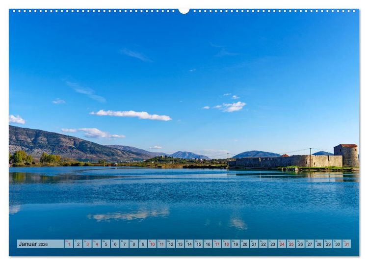Produktbild: Albanien - Die unbekannte Sch&ouml;nheit (Wandkalender 2026 DIN A2 quer), CALVENDO Monatskalender