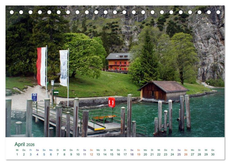 Produktbild: Tirol &ndash; Rund um den Achensee (Tischkalender 2026 DIN A5 quer), CALVENDO Monatskalender