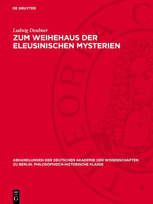 Produktbild: Zum Weihehaus der eleusinischen Mysterien
