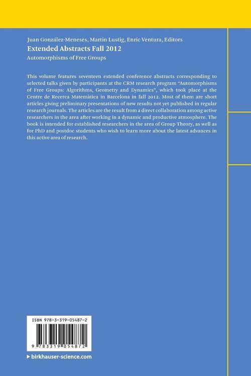 Produktbild: Extended Abstracts Fall 2012