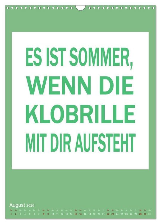 Produktbild: Memo an mich (Wandkalender 2026 DIN A3 hoch), CALVENDO Monatskalender