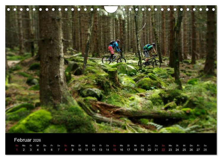 Produktbild: Mountainbike Abenteuer Deutschland (Wandkalender 2026 DIN A4 quer), CALVENDO Monatskalender