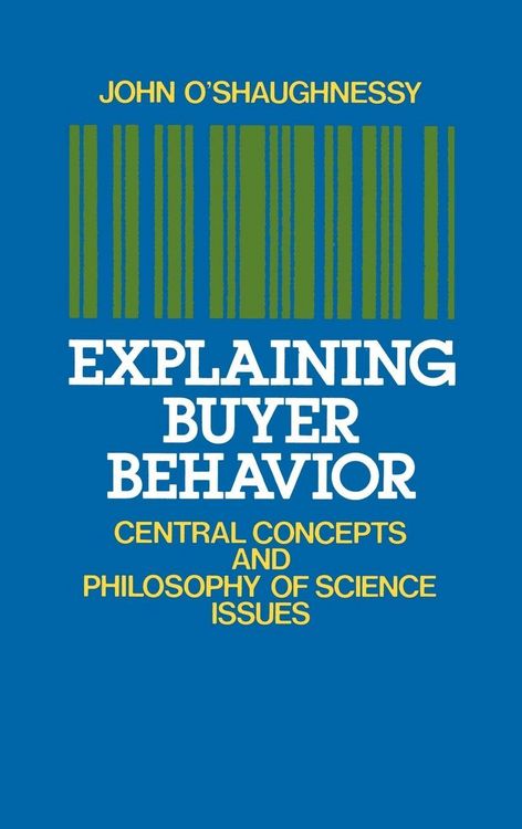 Produktbild: Explaining Buyer Behavior
