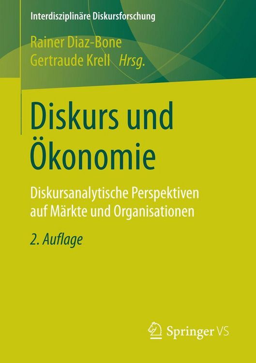 Produktbild: Diskurs und &Ouml;konomie