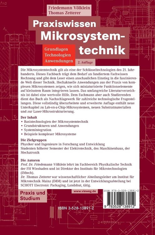 Produktbild: Praxiswissen Mikrosystemtechnik