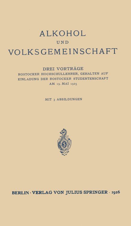 Produktbild: Alkohol und Volksgemeinschaft