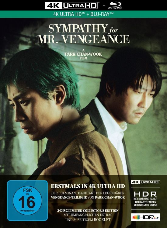Produktbild: Sympathy for Mr. Vengeance - 2-Disc Limited Collector's Edition im Mediabook (4K Ultra HD) (+ Blu-Ray 2D)