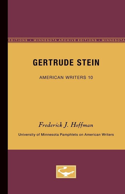 Produktbild: Gertrude Stein - American Writers 10