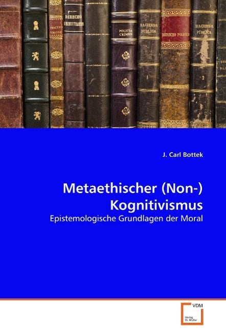 Produktbild: Bottek J. Carl: Metaethischer (Non-)Kognitivismus