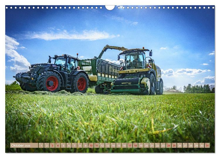 Produktbild: Moderne Landtechnik (Wandkalender 2026 DIN A3 quer), CALVENDO Monatskalender