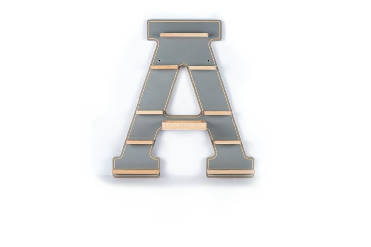 Produktbild: Wandregal  "Buchstabe A" f&uuml;r Toniebox