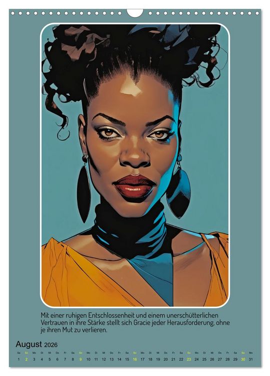 Produktbild: Starke Frauen im Comicbook-Stil (Wandkalender 2026 DIN A3 hoch), CALVENDO Monatskalender