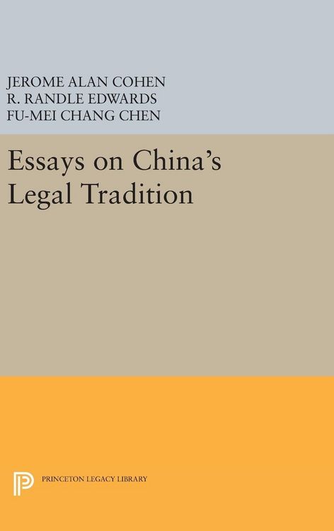 Produktbild: Essays on China's Legal Tradition