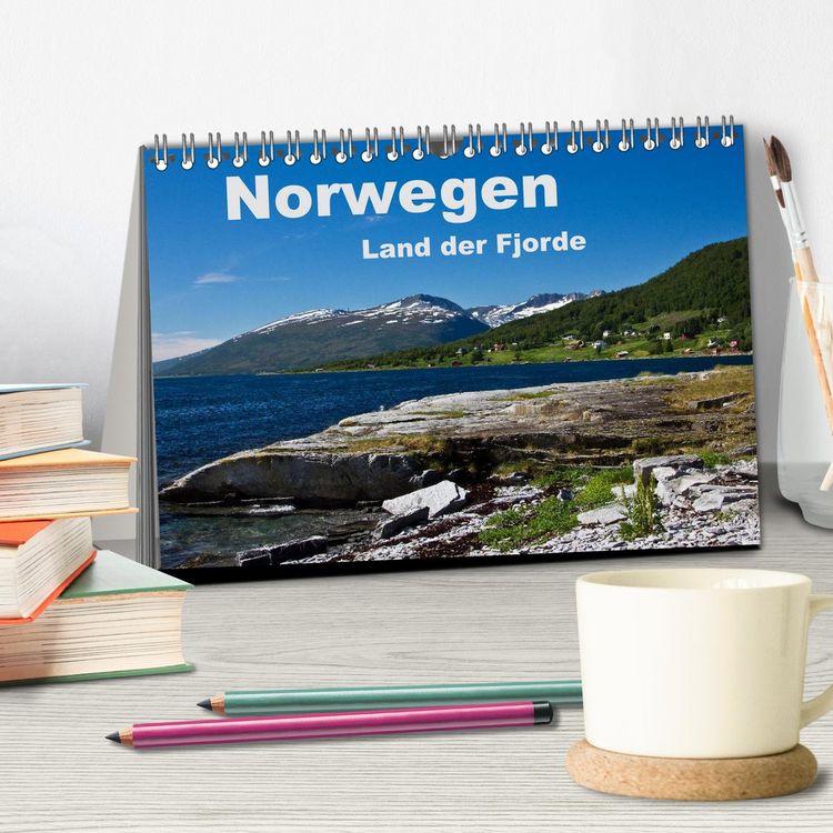 Produktbild: Norwegen - Land der Fjorde (Tischkalender 2026 DIN A5 quer), CALVENDO Monatskalender