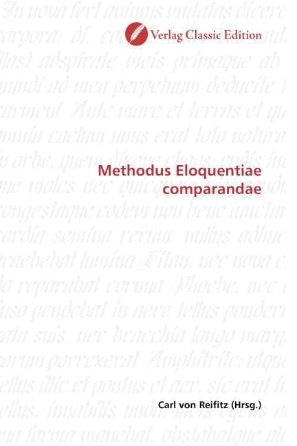 Produktbild: Methodus Eloquentiae comparandae