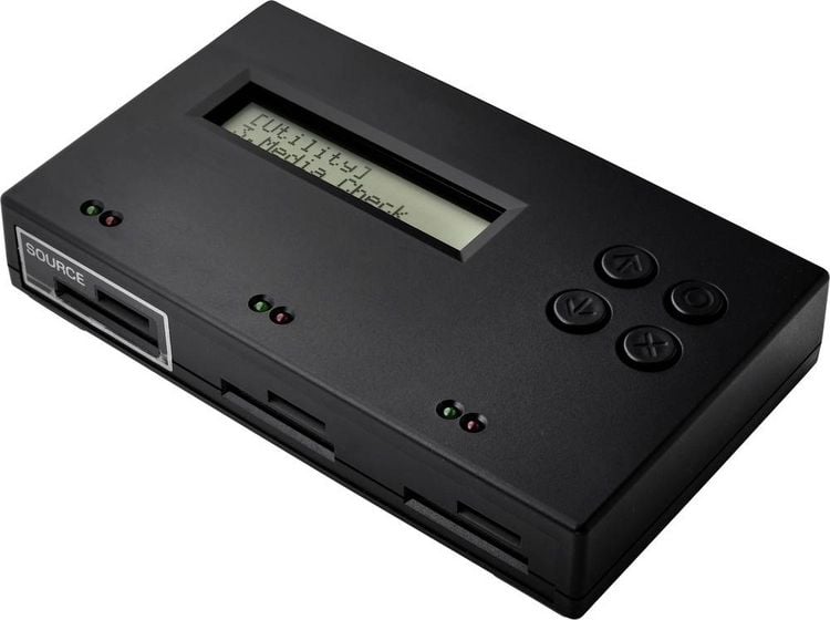 Produktbild: Renkforce RF-SDD-300 Speicherkarten-Kopierstation SD, SDHC, SDXC, microSD, microSDHC, microSDXC mit L&ouml;schfunktion