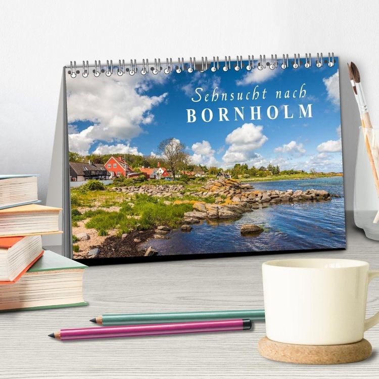 Produktbild: Sehnsucht nach Bornholm (Tischkalender 2026 DIN A5 quer), CALVENDO Monatskalender
