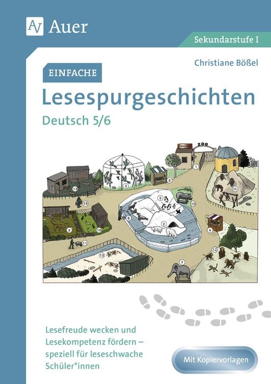 Produktbild: Einfache Lesespurgeschichten Deutsch 5-6