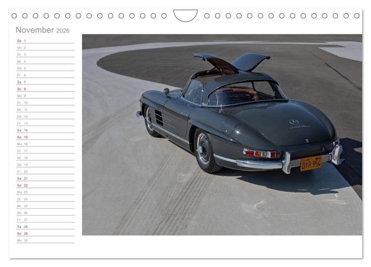 Produktbild: 300 SL Collectors Edition 1 (Wandkalender 2026 DIN A4 quer), CALVENDO Monatskalender