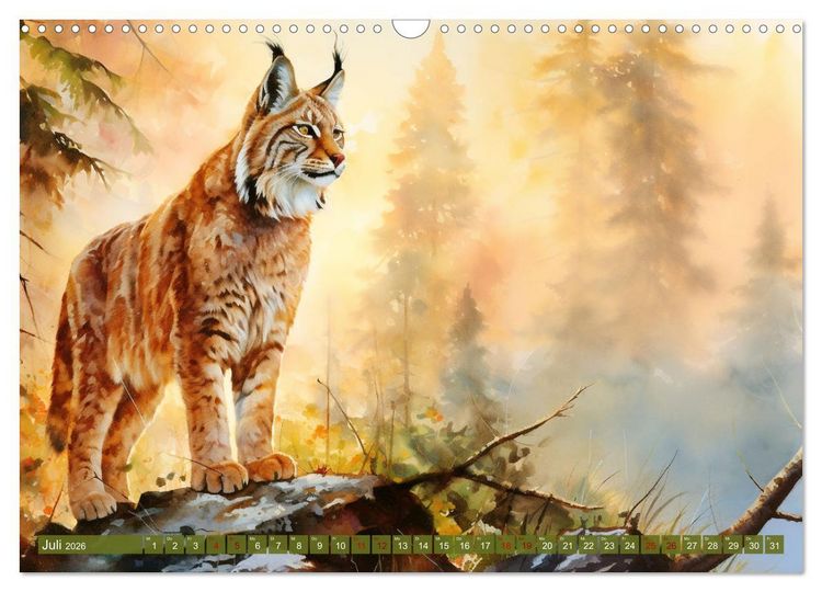 Produktbild: Zw&ouml;lf Monate im Wald (Wandkalender 2026 DIN A3 quer), CALVENDO Monatskalender