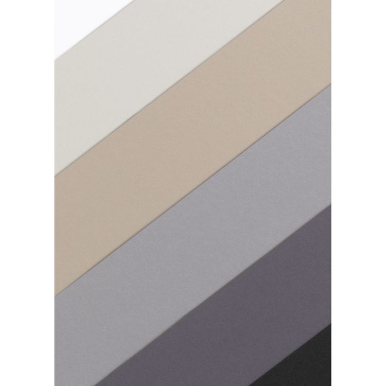 Produktbild: folia Bastelblock Tonpapier & Fotokarton Shades of Paper grau DIN A4 20 Blatt