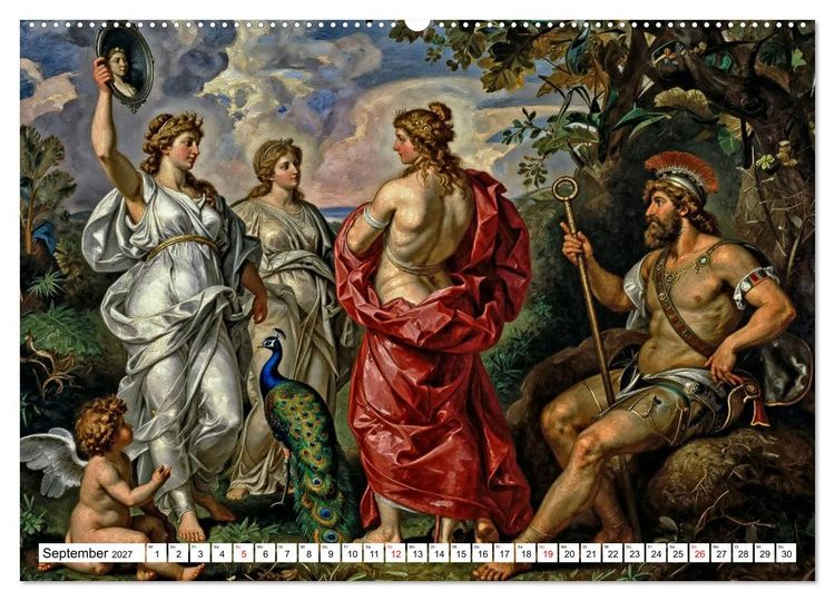 Produktbild: Mythologische Geschichten in barocker Pracht (hochwertiger Premium Wandkalender 2027 DIN A2 quer), Kunstdruck in Hochglanz
