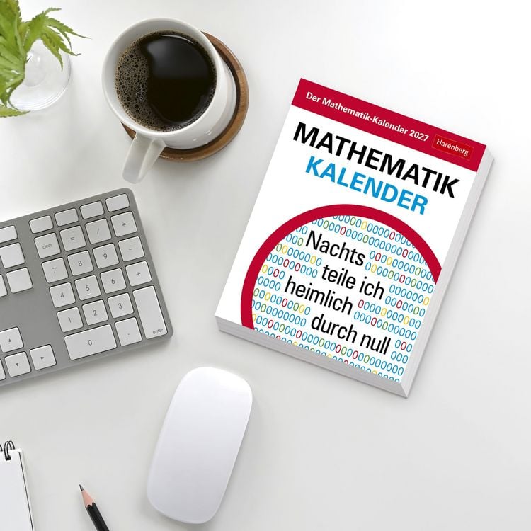 Produktbild: Der Mathematik-Kalender Tagesabrei&szlig;kalender 2027 - Nachts teile ich heimlich durch Null