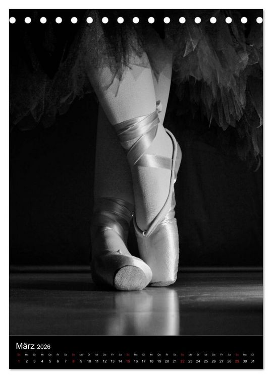 Produktbild: Ballett (Tischkalender 2026 DIN A5 hoch), CALVENDO Monatskalender