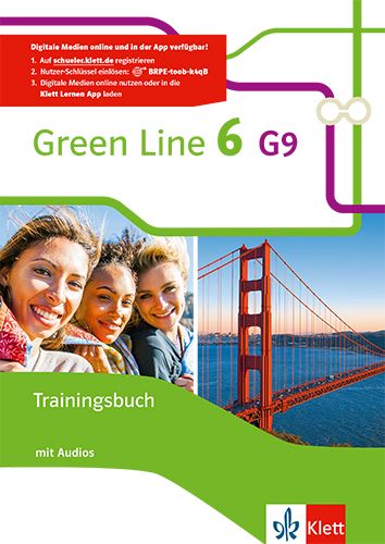 Produktbild: Green Line 6 G9. Trainingsbuch mit Audios Klasse 10