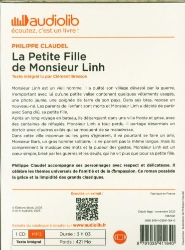 Produktbild: La petite fille de Monsieur Linh
