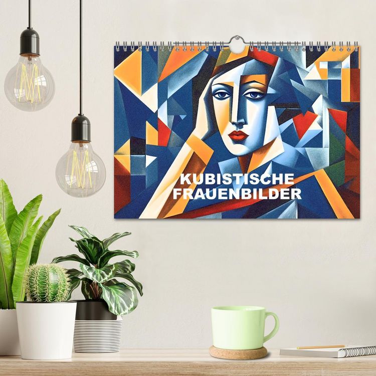 Produktbild: Kubistische Frauen Bilder (Wandkalender 2026 DIN A4 quer), CALVENDO Monatskalender
