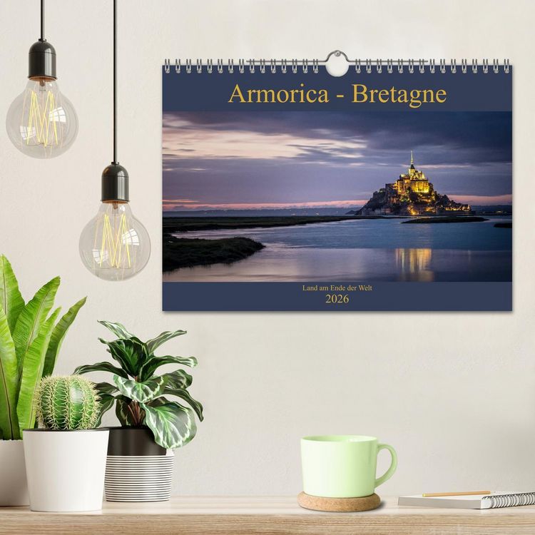 Produktbild: Armorica - Bretagne, Land am Ende der Welt (Wandkalender 2026 DIN A4 quer), CALVENDO Monatskalender